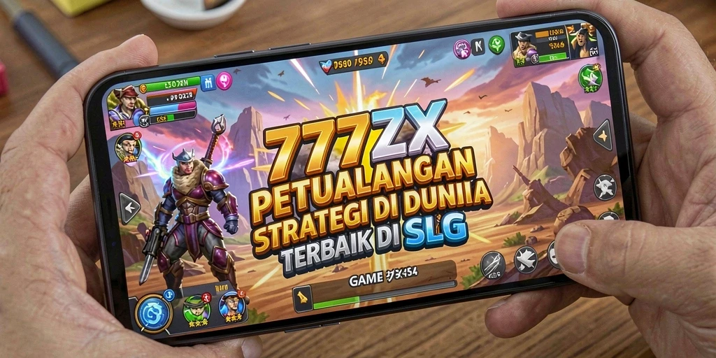 Gambar menunjukkan aksi seru dalam pertarungan strategi SLG di 777ZX.