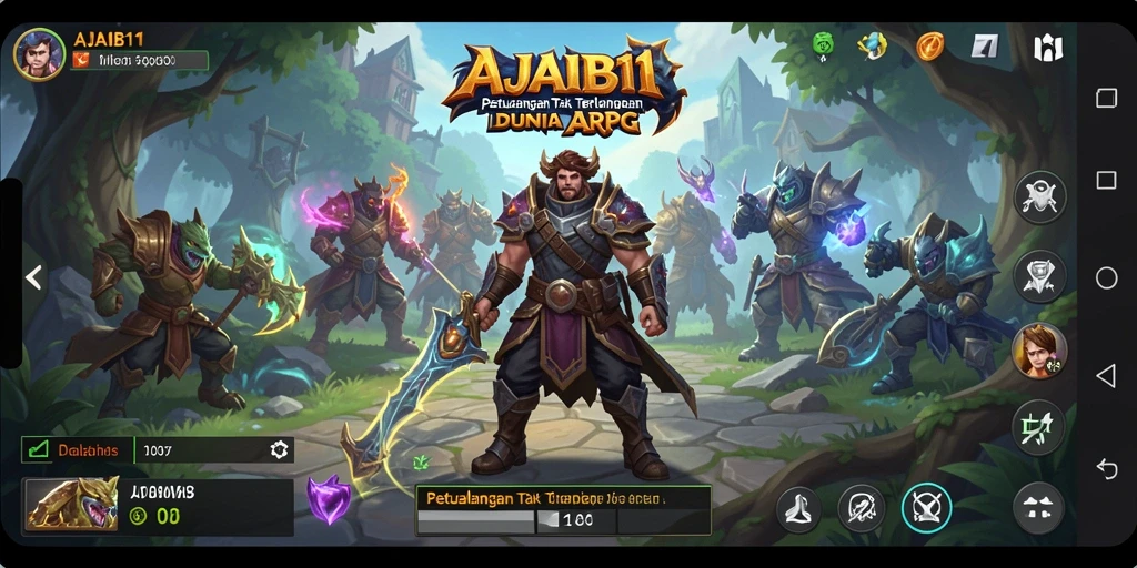 Gameplay seru dengan aksi pertempuran mendebarkan di AJAIB11.