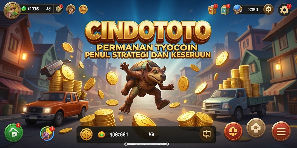 Tangkapan layar gameplay CINDOTOTO menampilkan keseruan manajemen bisnis.