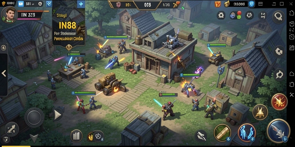Tampilan gameplay IN88 yang menarik dan penuh taktik.