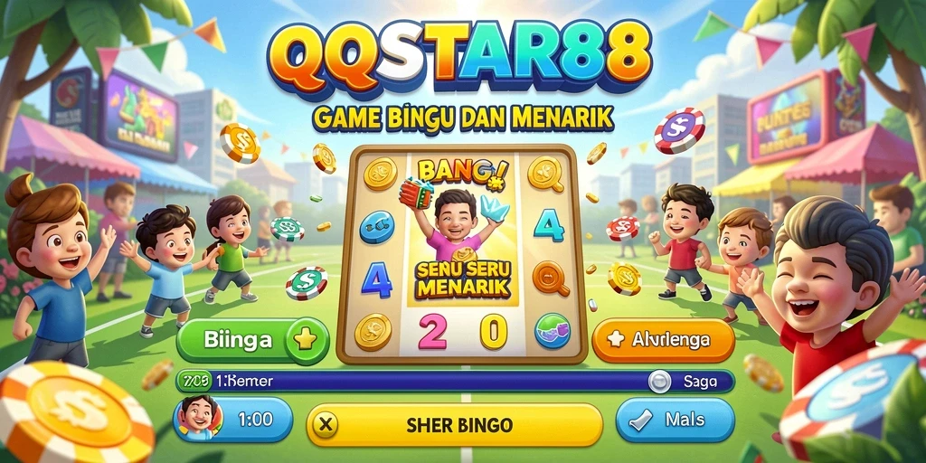 Tampilan gameplay seru dalam QQSTAR88 saat bermain Bingo.