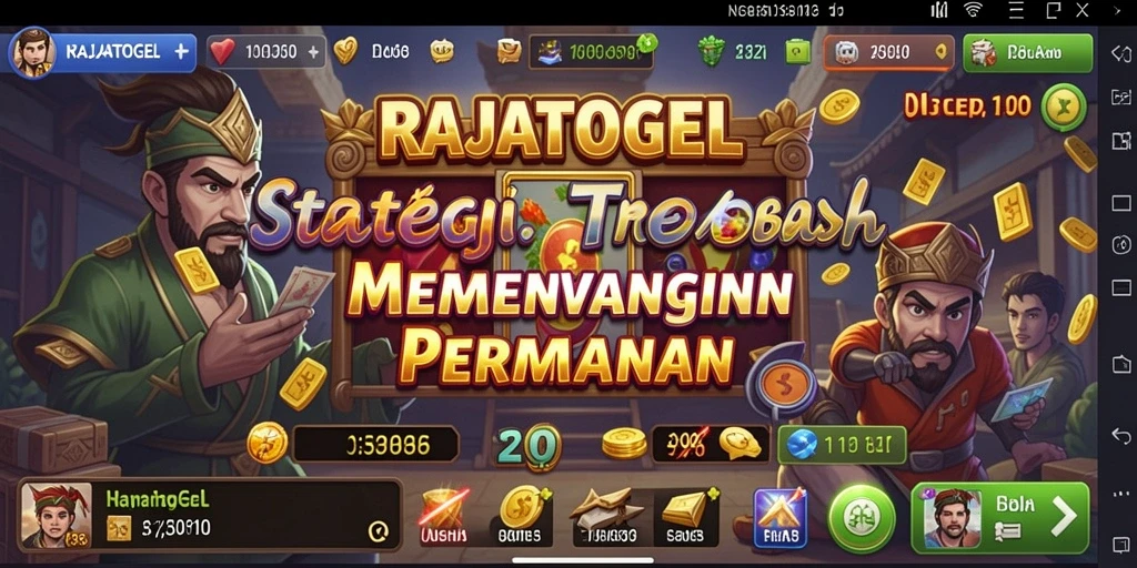 Tangkapan layar gameplay RAJATOGEL yang menunjukkan pertempuran strategi.