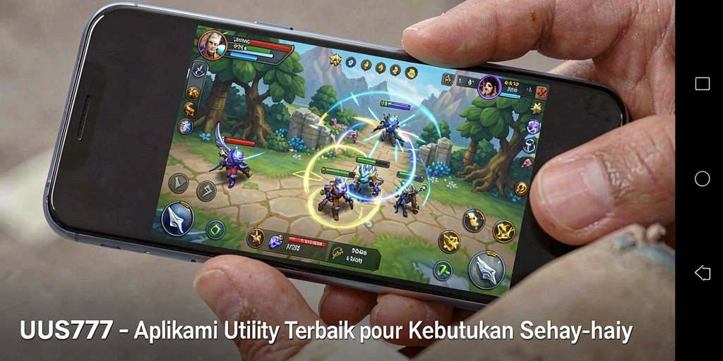 Screenshot UUS777 menunjukkan antarmuka aplikasi yang intuitif dan fungsional.