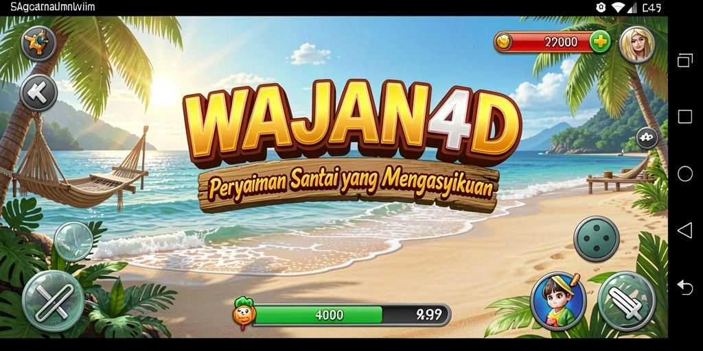 Tampilan gameplay seru dan penuh warna dari WAJAN4D.