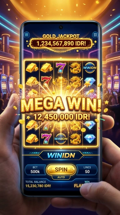 Screenshot antarmuka pengguna winidn yang menarik.